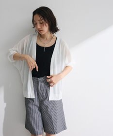 Green Parks 接触冷感七分袖カーディガン