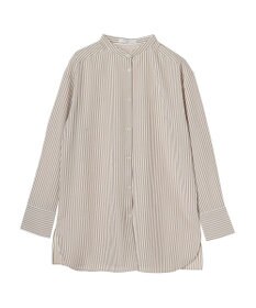 Green Parks レイヤードアソート柄シャツチュニック