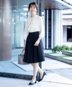 Tiaclasse 【洗える】フリルブラウス