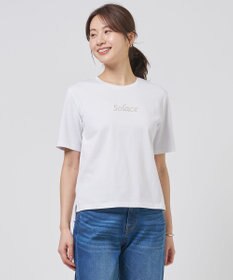 J.PRESS LADIES S 刺繍ロゴ Tシャツ