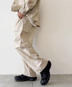 WEGO 【セットアップ対応ITEM】2WAYリップストップカーゴパンツ