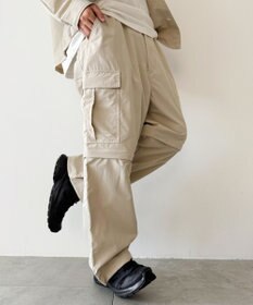 WEGO 【セットアップ対応ITEM】2WAYリップストップカーゴパンツ