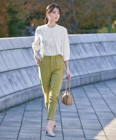 Tiaclasse 【洗える】フリルブラウス