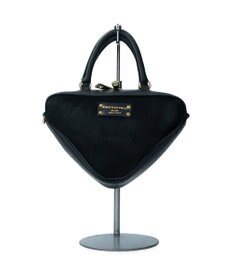 INTER-CHAUSSURES 【Christian Villa】レザーコンビトライアングルミニバッグ