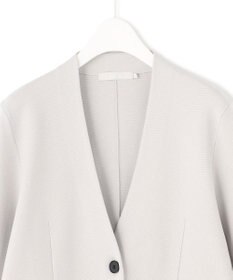 ICB 【洗える】シンセティックミラノリブ ニットジャケット