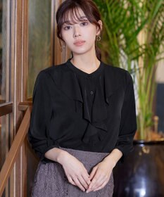 Tiaclasse 【洗える】フリルブラウス