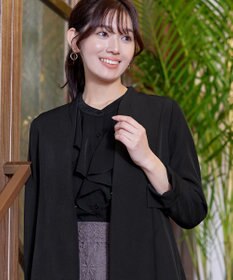 Tiaclasse 【洗える】フリルブラウス