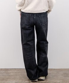 caqu modern baggy ワイドシルエットデニムパンツ USED WASH