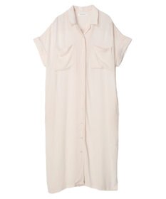 AMERICAN HOLIC 楊柳Ｗポケット開襟ワンピース