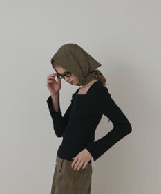 GRACE CONTINENTAL ハイゲージリブニットトップ