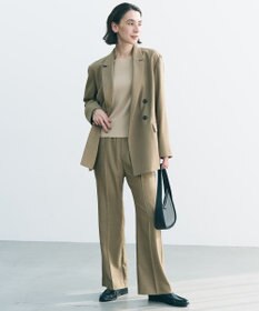 UNFILO [新色追加/WEB限定カラー]スゴ機能美ニット スクエア キャミソール