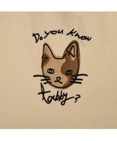 UNBILLION カシュカシュ cachecache / アニマルドローイング刺繍ナイロントート