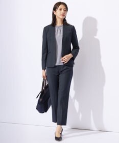 J.PRESS LADIES 【セットアップ対応】BAHARIYE ノーカラー ジャケット