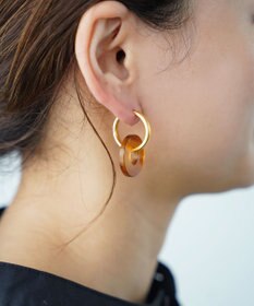 susui 【doughnut】フープピアス L (YGMAT)_片耳