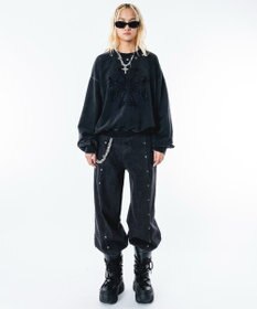 WEGO 【ユニセックス着用ITEM】ブリーチハトメロゴプルオーバー