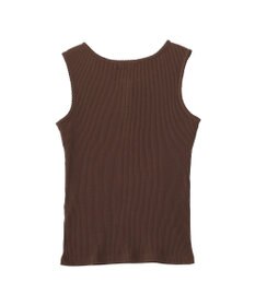 earth music&ecology 【綿100％】ピコミシンヘンリーネックタンクトップ