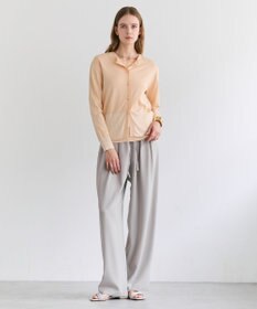 BEIGE， RUE / ドライタッチイージーセミワイドパンツ