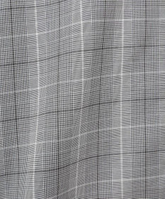 Green Parks サイドドロストショート丈シャツ（チェック）