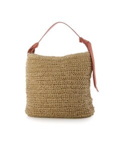 UNBILLION カシュカシュ cachecache / 下がりグログラン地柄編みトート カゴバッグ