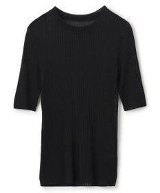 uncrave ラスターシアーニット ワイドリブトップス