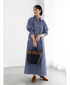 Te chichi サイドホックフロントジップワンピース