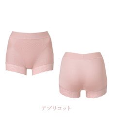 BRADELIS New York 【BRADELIS NewYork peace】すっぽりフィット綿混一分丈ショーツ25 深め 伸縮性抜群 ボーイレッグ