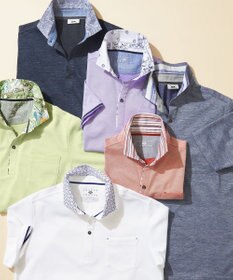 JOSEPH ABBOUD 【キングサイズ・オーガニックコットン使用】ダディ ポロシャツ