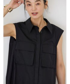 AMERICAN HOLIC ノースリーブＷポケットシャツ