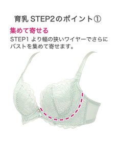 BRADELIS New York 【BRADELIS New York / 育乳ブラ・STEP2 寄せる】　ナオミステップ2ブラ22A1