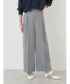 earth music&ecology ピンストライプストレートパンツ