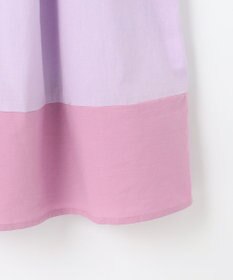 組曲 KIDS 【UVケア】【150-160㎝】バイカラー ワンピース