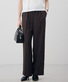 ICB L 【CLASSY.掲載・新色追加・WEB限定カラーあり】FluidBackSatin ワイドパンツ