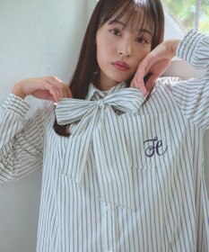 Feroux 【2WAY】リボンタイシャツ ワンピース