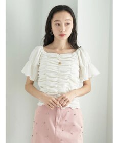 earth music&ecology カットシャーリングプルオーバー