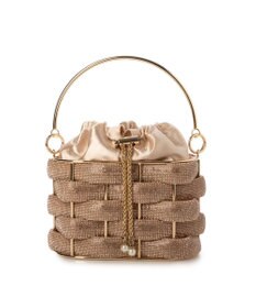 UNBILLION カシュカシュ cachecache / メタリックメッシュオーバルバッグ