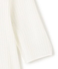 uncrave ラスターシアーニット ワイドリブトップス