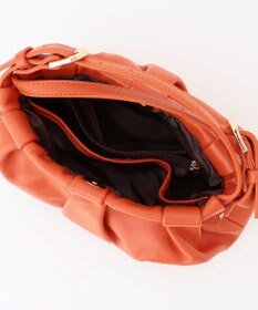 LA BAGAGERIE シープレザー　ギャザーミニマムバッグ