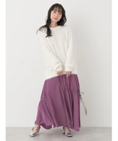 earth music&ecology ドロストギャザーフレアスカート