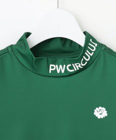 PW CIRCULUS 【UVカット / 吸水速乾 / 伸縮性抜群】【WOMEN】NEW バックメッシュモック T ゴルフウェア レディース