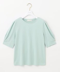 ANY SIS 【UVケア】プレーティングジャージー タックスリーブ カットソー