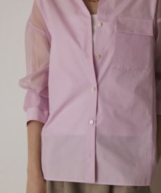 GRACE CONTINENTAL シアーコンビオーバーシャツ