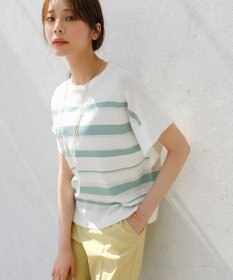 ANY SIS 【アイスタッチ】フレンチスリーブ ニット