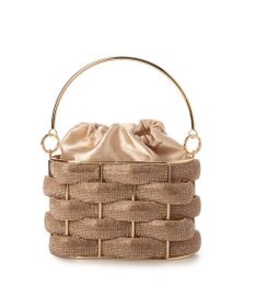 UNBILLION カシュカシュ cachecache / メタリックメッシュオーバルバッグ