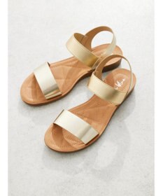 Green Parks ・ｒｉｃｈ　ｂｌｕｅ　ゴムストラップサンダル