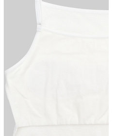 Wing ジュニア 胸あて付きキャミソール Wing Teen 綿混素材(身生地部) 成長する胸にフィット 【STEP1～2】 RL6917 ウイング／ワコール