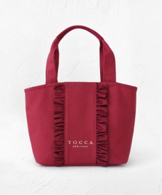 TOCCA 【A4サイズ対応】RIBBON FRILL CANVASTOTE キャンバストートバッグ