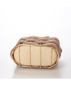 UNBILLION カシュカシュ cachecache / メタリックメッシュオーバルバッグ