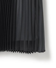 ICB 【洗える】LooseWeave ドッキングプリーツスカート