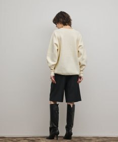 GRACE CONTINENTAL スウェットライクニットトップ