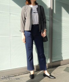 Tiaclasse 【安田美沙子さん着用・洗える】ストレッチストレートデニム